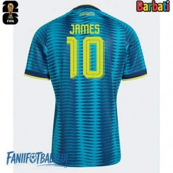 Columbia James Rodriguez #10 Tricou Fotbal Replică Mondial 2026 Barbati Deplasare